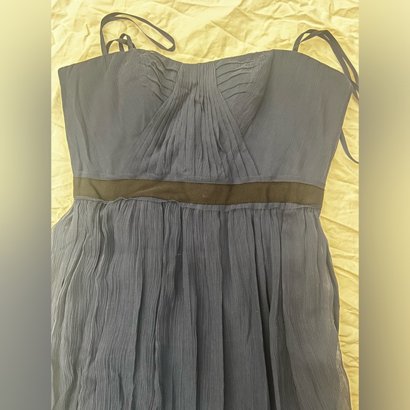 BCBG Max Azria Navy silk maxi size 2 - Picture 4 of 7